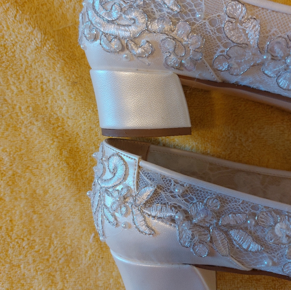 Bridal Smilee Boutique Wedding Shoes 39/8.5 - Picture 4 of 12